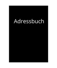 Telefonbuch Adressbuch: klein A6 mit Register A-Z, Kontaktbuch für über 300 Ko