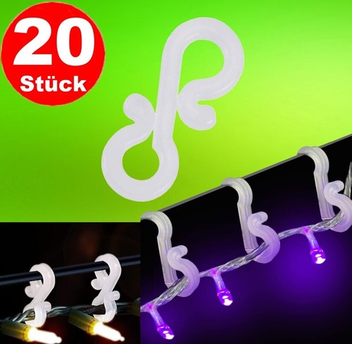 20x haken lichterkette stange - haken,