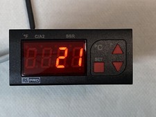 RS Pro 1241058 PID Digital Thermostat mit Fühler - Temperaturschalter