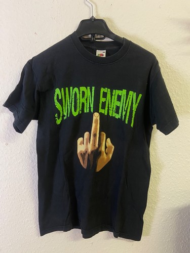 Vintage shirt sworn enemy new - shirt,
