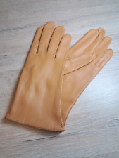 Damen Nappa-Leder-Handschuhe caramel Gr 7 1/4 mit Viskoseinnenfutter