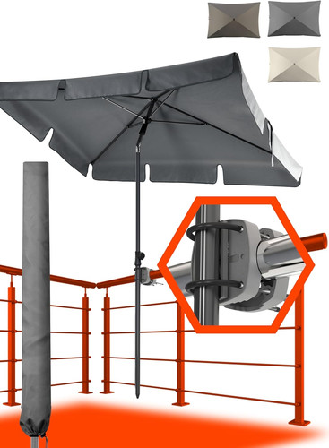 4smile sonnenschirm balkon - sonnenschirm,