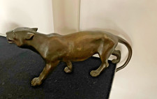 Panther Leopard Raubkatze  Bronze