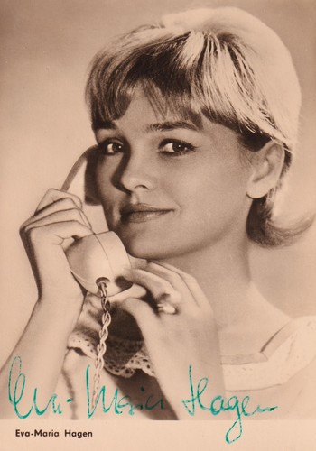 Autogramm eva maria hagen - autogramm, eva-maria
