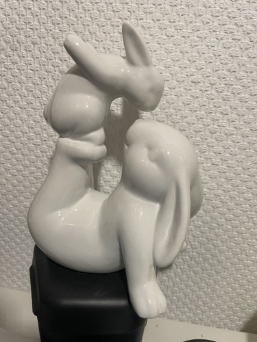 Osterhase mit kind weiß - kind,