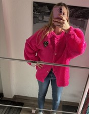 Jacke Teddy Leo Neon pink NEU