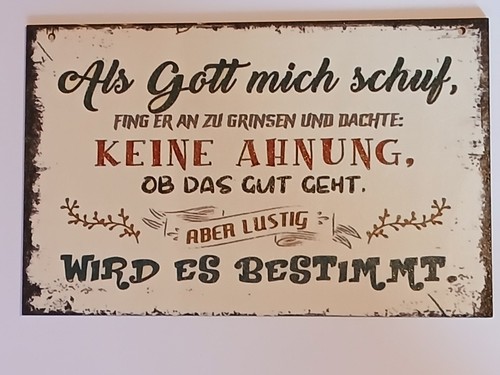 Holzschild mit spruch neu - holzschild,