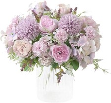 Künstliche Blumen Deko Seidenblumen Hochzeit Tischdekoration Lila