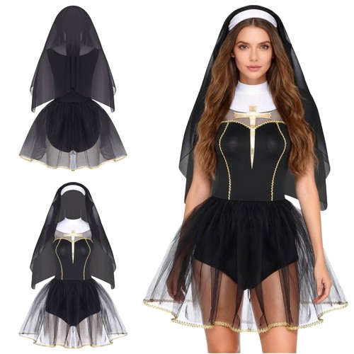Damen nonnenkostüm kleid - de,