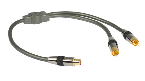 Goldkabel profi cinch - y,