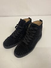 Louboutin High Top Sneaker Louis Orlato aus Veloursleder Gr.44,5