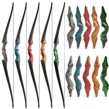 60 Zoll Takedown Langbogen 20-60lbs Jagdbogen Bogenschießen Jagd Black Hunter