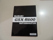  Suzuki GSX R 600 K1 Modelljahr 2001 Werkstatthandbuch Wartungs Reparatur 