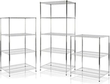 Gitterregal  Everest | 3/4/5 Böden | Metallregal Verschiedene Größen Regal