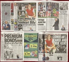 Billy Bonds West Ham United UK Newspaper Clippings Cuttings Articles