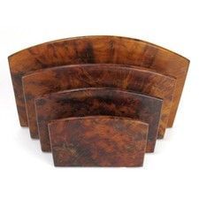 Wurzelholz Briefhalter