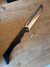 Midgards Fenris größtes Linerlock Messer Flipper Schwarz