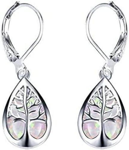 Exquisite silber ohrringe - silber, mit