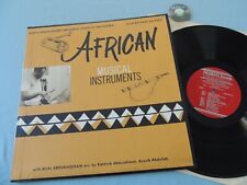 LP BILAL ABDURAHURAM African Musical Instruments 1970 USA | EX