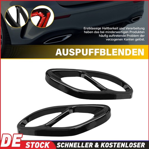 Schwarze auspuffblenden für - schwarze,