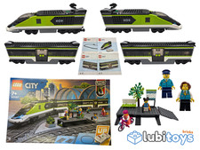 Lego® Eisenbahn 60337 TRAIN RC POWERED UP SET Passagierzug Lok Waggon Station ZU