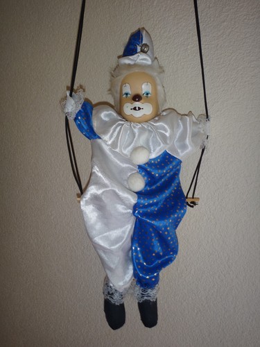 Keramikpuppe clownpuppe auf - keramikpuppe,