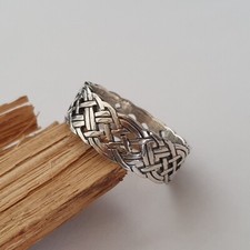 Keltischer Herren Silberring