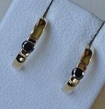Brillant Ohrringe Ohrstecker Solitär 0,06 Ct 585 14kt Gold mit Diamanten ♦️ 8952