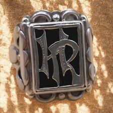 Schwerer Jugendstil Siegelring