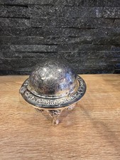 Vintage Silber Teller-Top