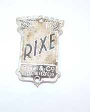 Rixe und Co Brake Bielefeld altes Fahrrad Steuerkopfschild Oldtimer