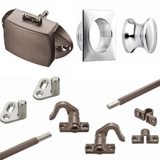 SOTECH Push-Lock Druckknopf Drehstangen Aufbauschloss Tür Schranktür-Schloss