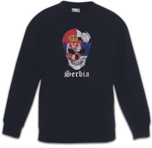 Serbia football skull - football,