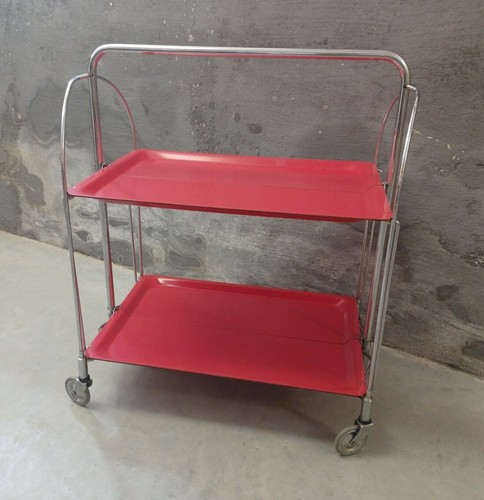 Vintage servier und teewagen - servier-,