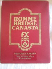 FX Schmid Spielkarten Romme Bridge Canasta Für  Senioren Extra große Eckzeichen