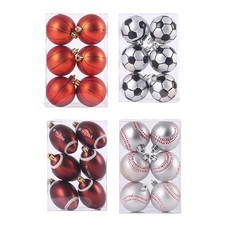 6 Pcs 6cm Christmas Sports