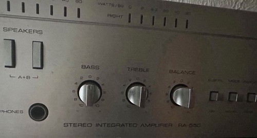 Rotel 550 stereo integrated - rotel, ra-550