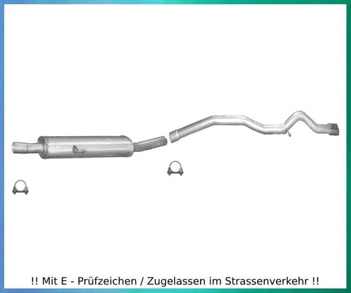 Auspuffanlage für mercedes - für,