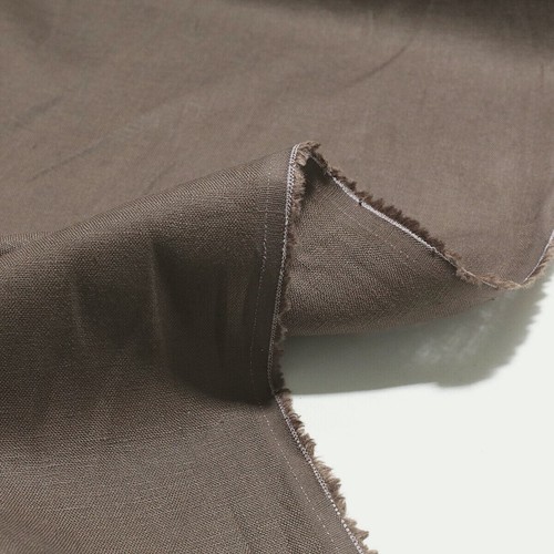 Brauner sommer leinen stoff - brauner,