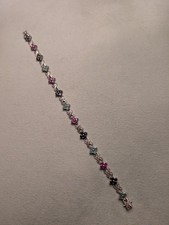 Edelstein Armband 925 Silber |