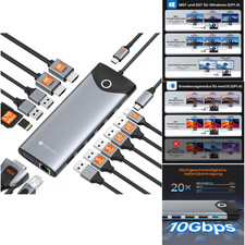 USB C Dockingstation 15 in 1