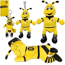 EMMA Plüschfigur Borussia Dortmund schlafend Plüsch Figur 15, 20, 30, 35 cm BVB