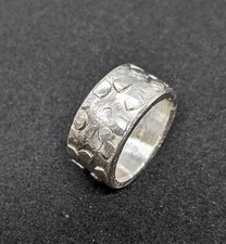 10 mm breiter Bandring mit