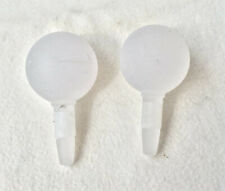 Endstücke für IKEA Gardinenstange - rund, Kugel, weiß, mat,t Ø 3 cm, Kunststoff