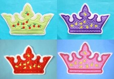 Krone rosa lila rot grün