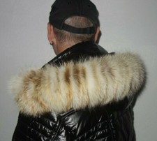 Fuchs Pelz Kapuze Kragen Jacke