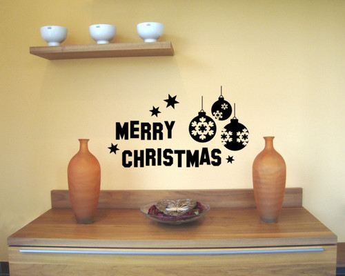 Wandtattoo merry christmas - wandtattoo,