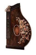 Akkordzither vintage holz - akkordzither,