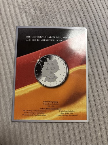 Euro silber gedenkmünzen - 10,