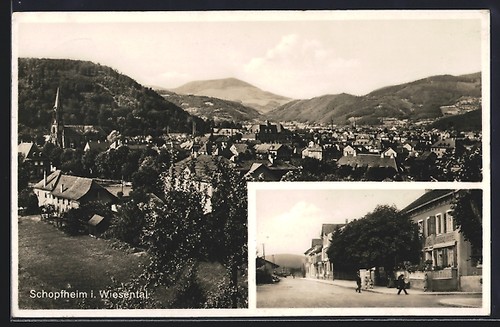 Ansichtskarte schopfheim - schopfheim, i